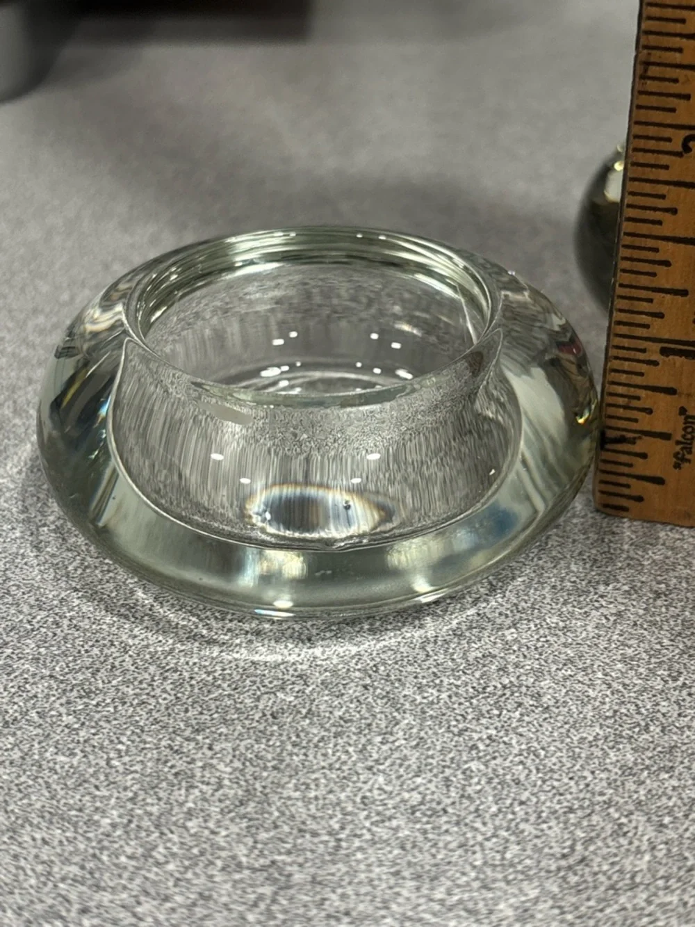 Clear Glass Tealight Holder - Modern Glass Candle Cup